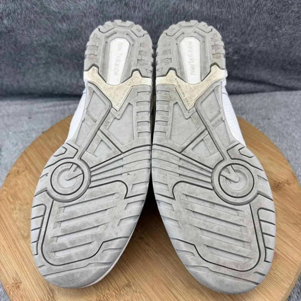 New Balance 550 Shoes Mens Size 8 D White Leather Basketball BB550PB1 Sneakers